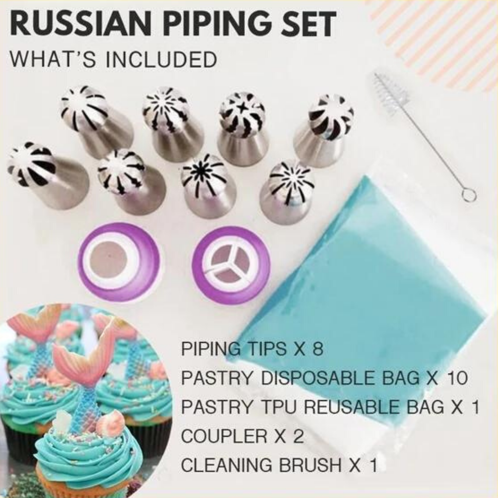 Cake Decor Piping Nozzle Set