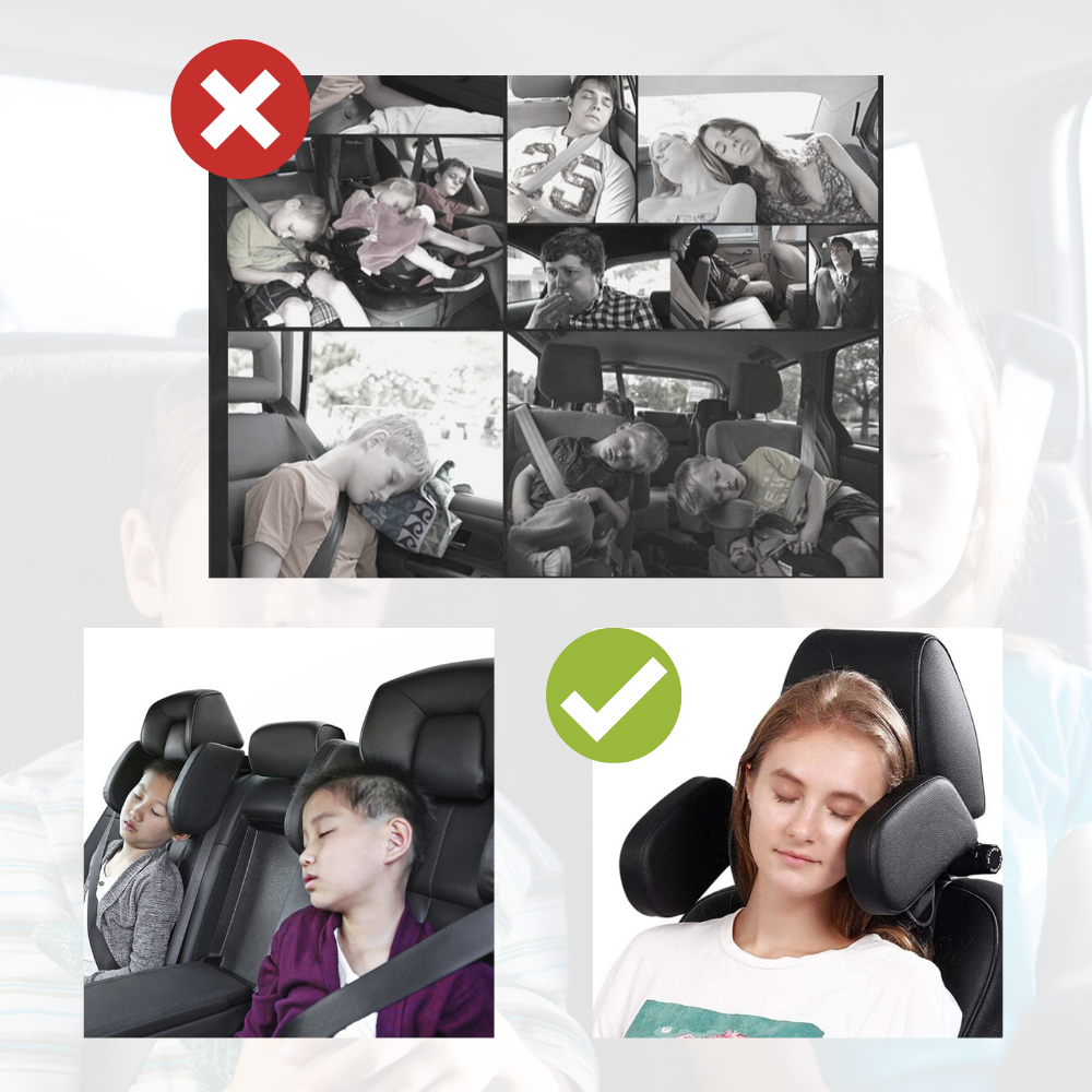 Comfy-Ride™ Car Seat Headrest