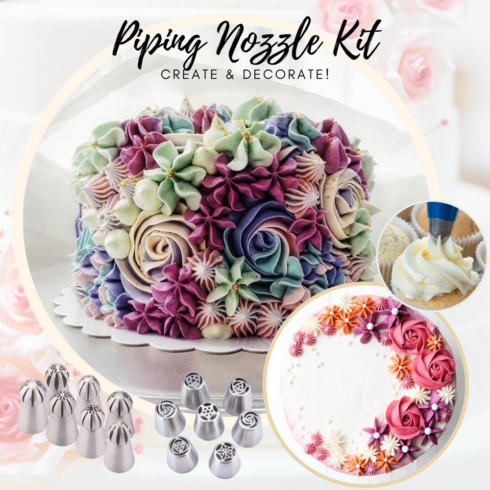 Cake Decor Piping Nozzle Set
