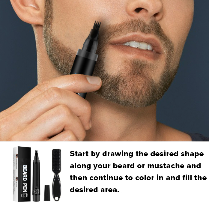 Waterproof Beard Filling Pen Kit