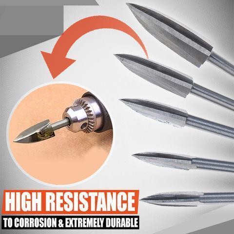 Wood Carving + Engraving Drill Bit Set