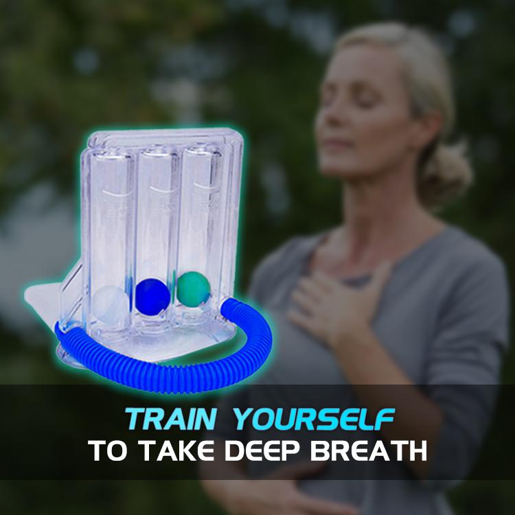 R8SP2Y Three-ball Meter Spirometry Breathing Exerciser