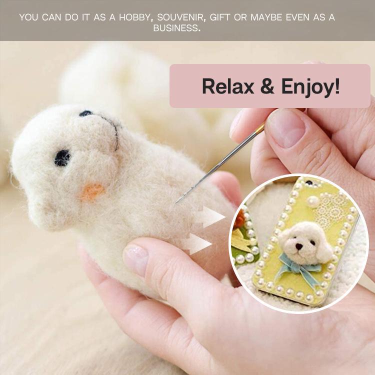 DIY Plushie Felting Wool Set