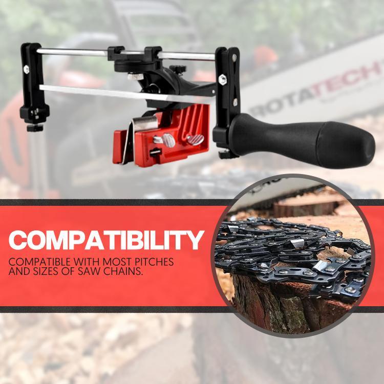 Bar Mounted Manual Chain Filing Guide