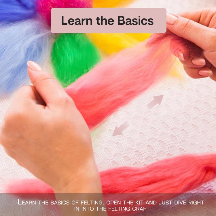 DIY Plushie Felting Wool Set