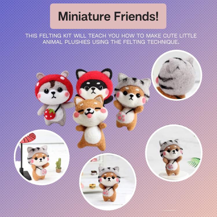 DIY Plushie Felting Wool Set