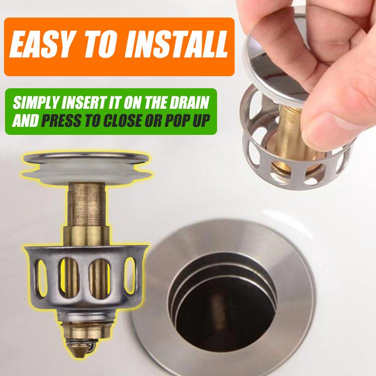 BSYZ Universal Wash Basin Bounce Drain Filter