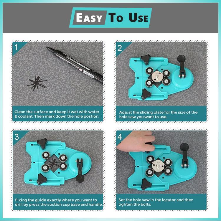 Diamond Opening Drill Bit Guide