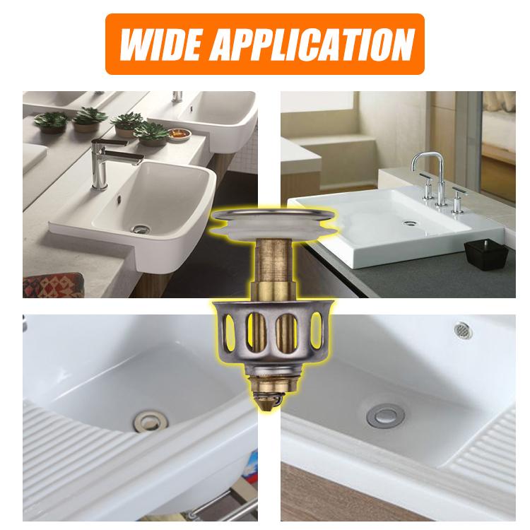 BSYZ Universal Wash Basin Bounce Drain Filter