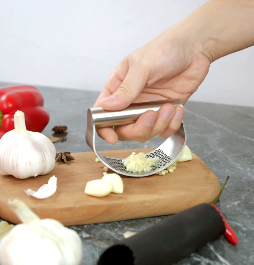 Magic Press™ Stainless Steel Garlic Press