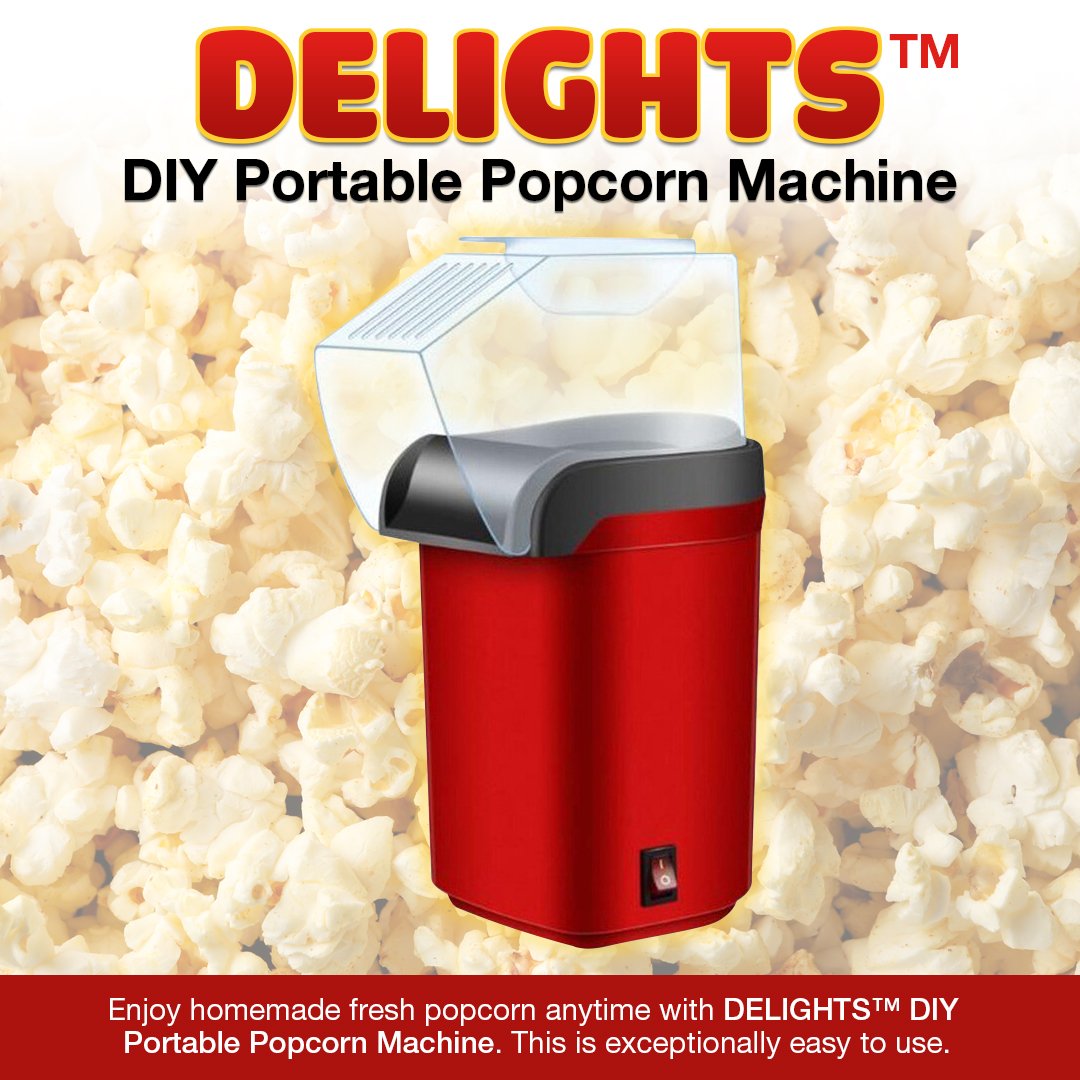 DELIGHTS™️ DIY Portable Popcorn Machine