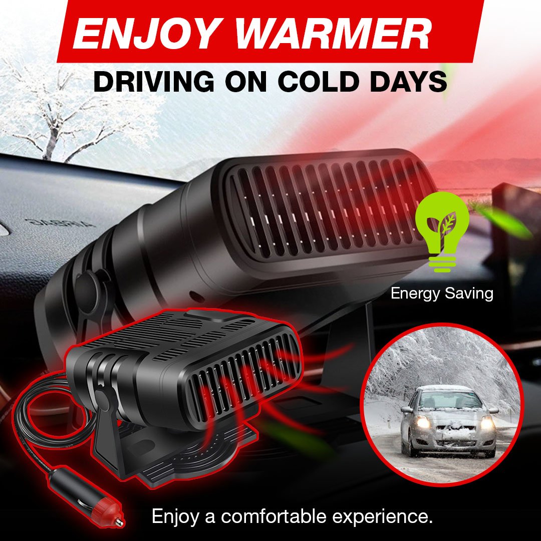 CZ 360° Portable Car Heater & Cooling Fan