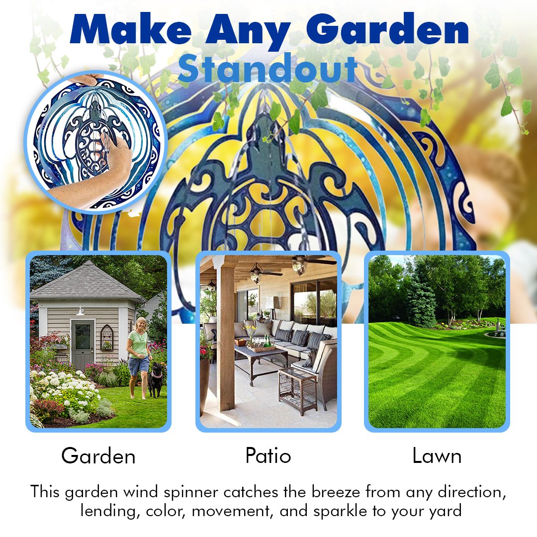 CLAD Sea Turtle Wind Spinner