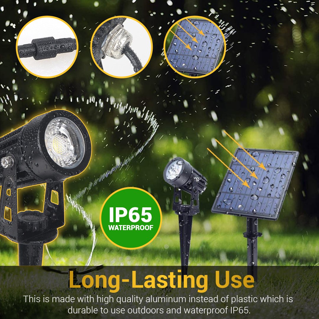 ShineStart Solar Powered Garden Spotlight