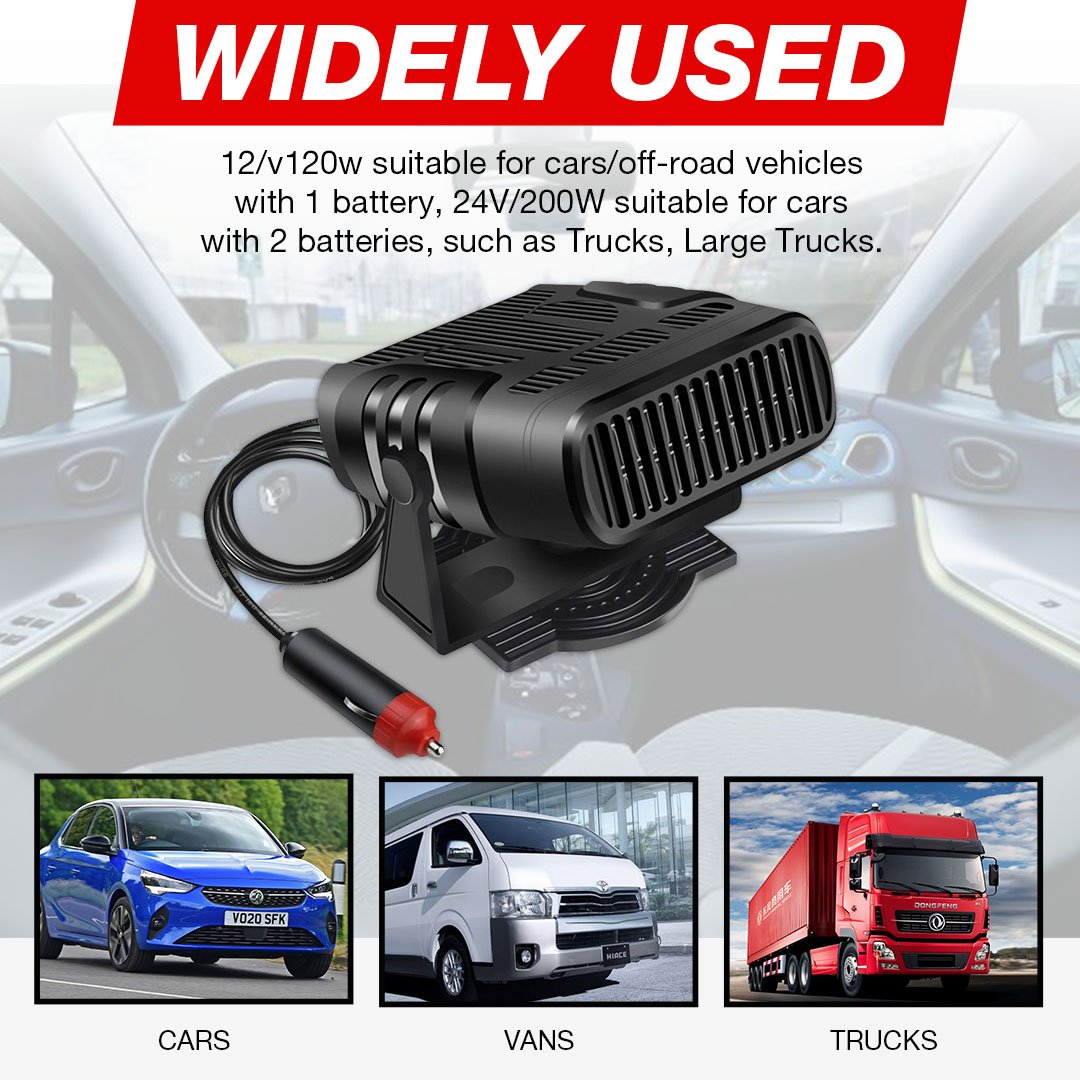 CZ 360° Portable Car Heater & Cooling Fan