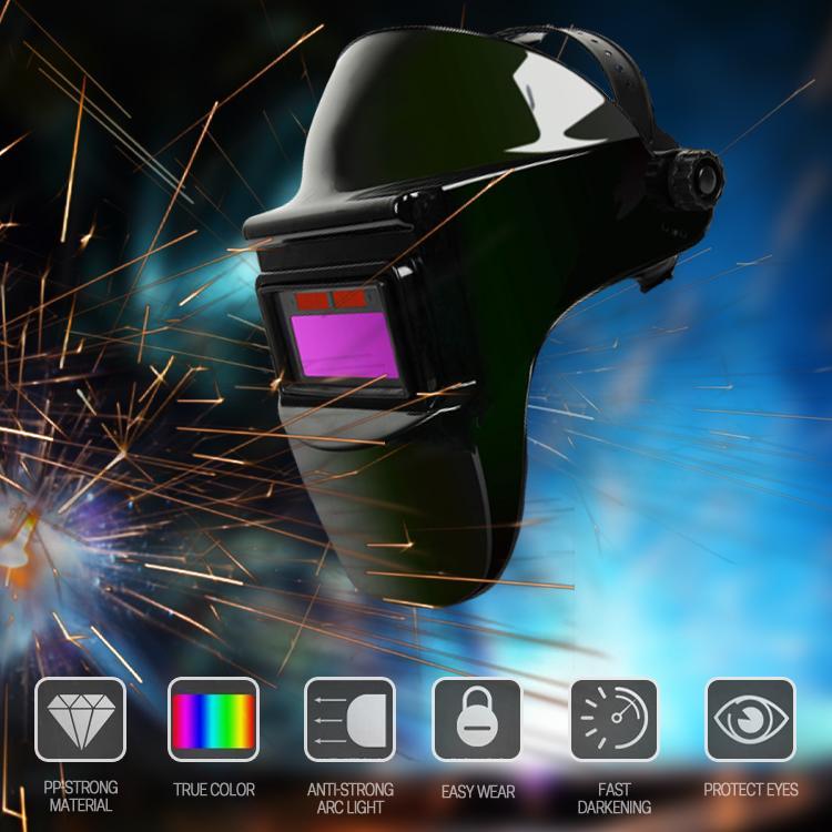 Auto-Dim Solar Welding Helmet