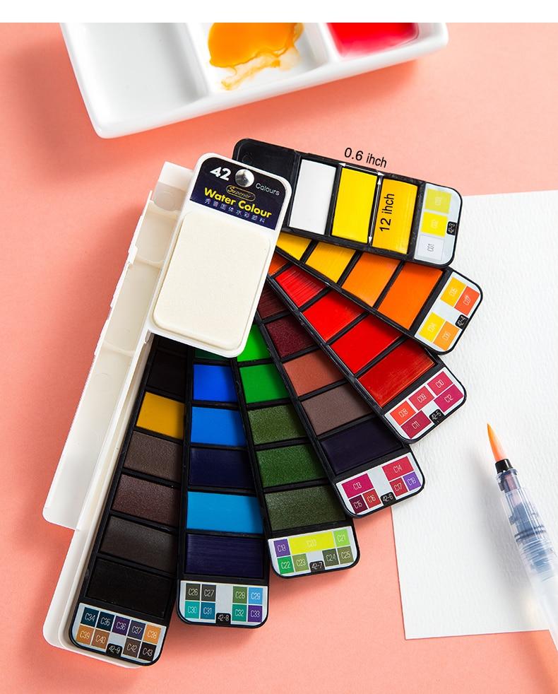 Portable Folding Watercolor Set