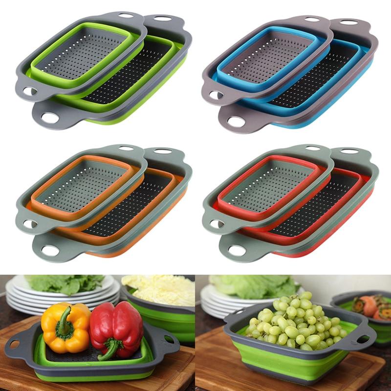 Fruit & Vegetable Foldable Washing Basket