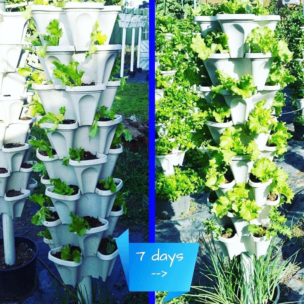 Flower Tower™ Verticle Stacking Plant Pots