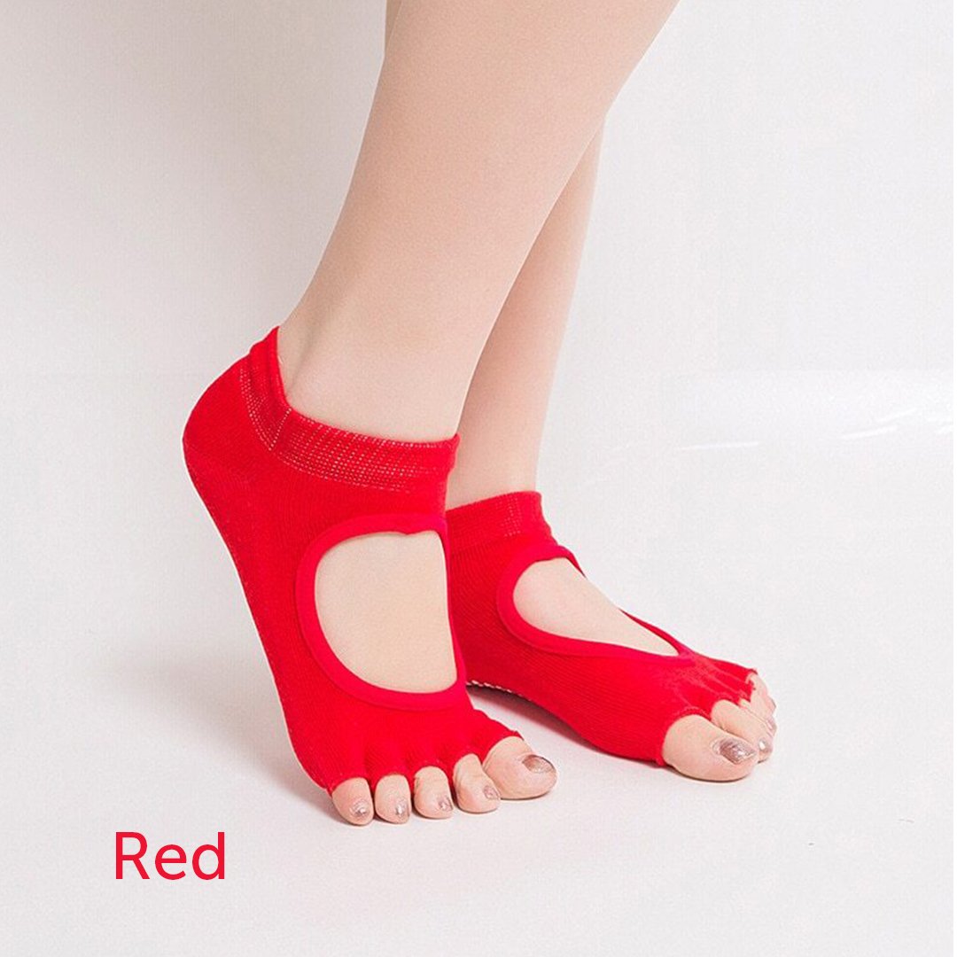 YogaYoga Non-Slip Toeless Yoga Slipper Socks