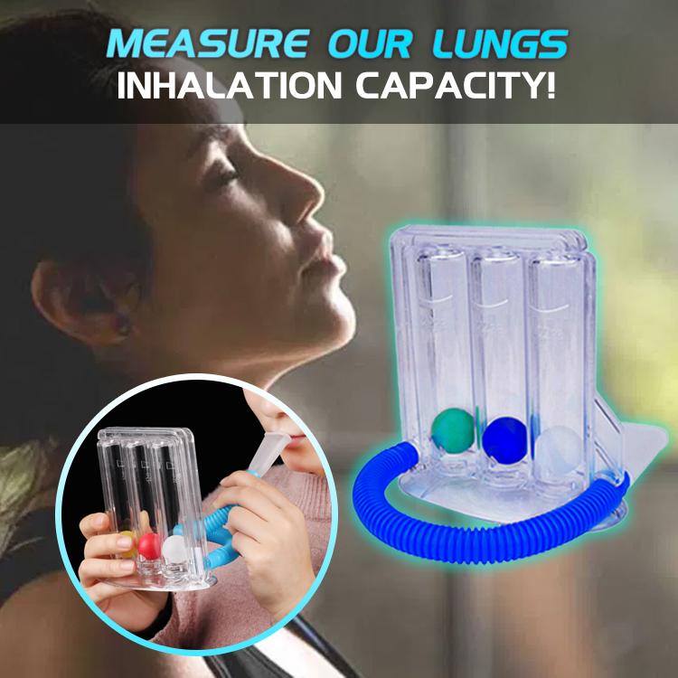 R8SP2Y Three-ball Meter Spirometry Breathing Exerciser