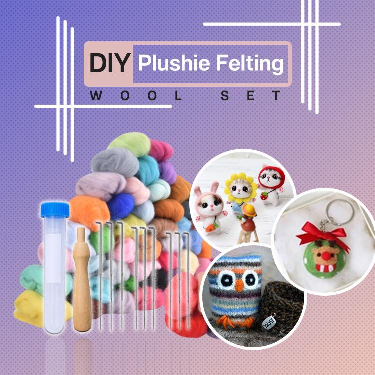 DIY Plushie Felting Wool Set