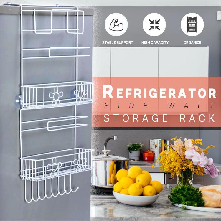 Refrigerator Side Wall Storage Rack