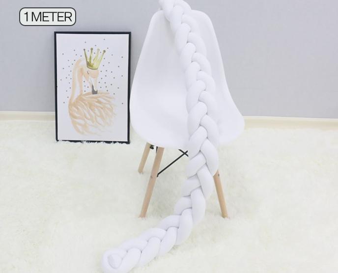 Braided Baby Crib Bumper