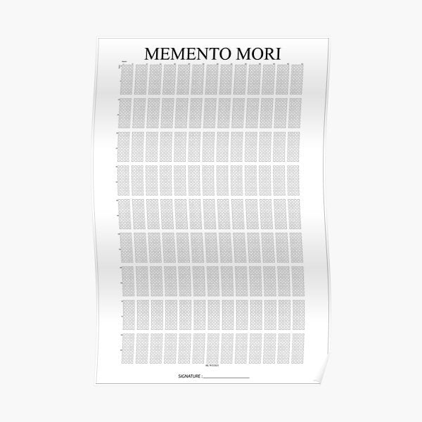LifeGoal Tracker: Your Memento Mori Calendar