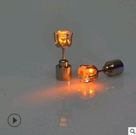 GlowGlam: Light Up LED Earrings