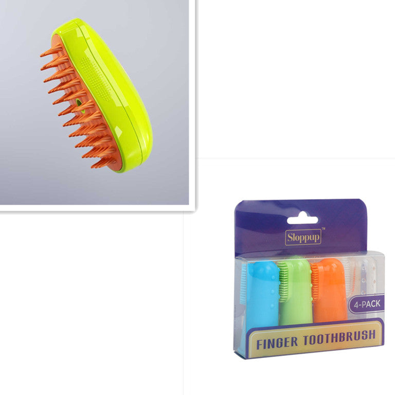 Pet Fusion 3-in-1: Pet Steam Brush, Massage Magic, Hair-Free Haven