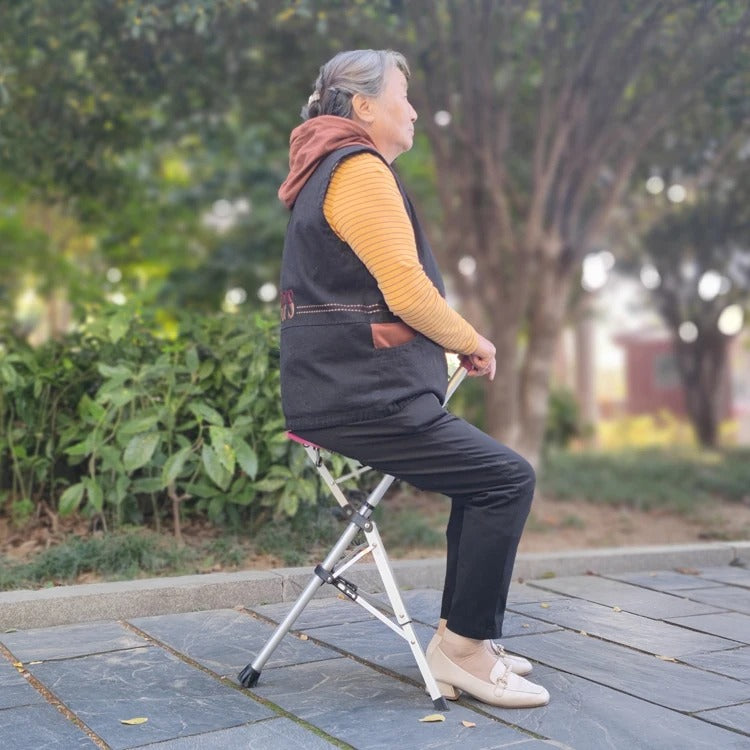 FlexiSeat: The VersaWalk 2-in-1 Walking Cane and Seat