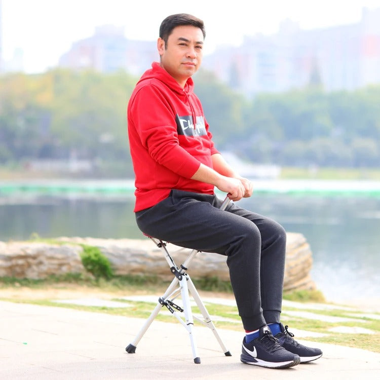 FlexiSeat: The VersaWalk 2-in-1 Walking Cane and Seat