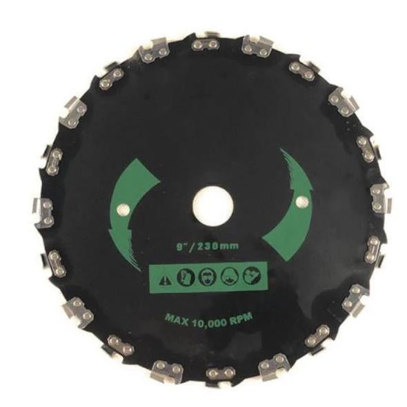9 Inch Brush Cutter - Connect To Any Weed Trimmer