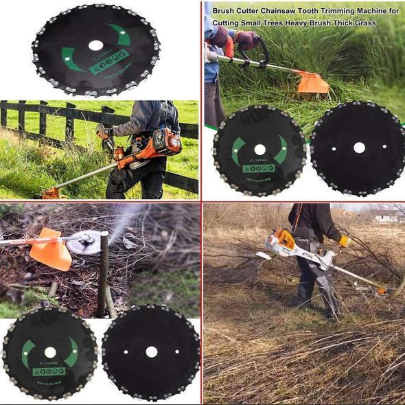 9 Inch Brush Cutter - Connect To Any Weed Trimmer