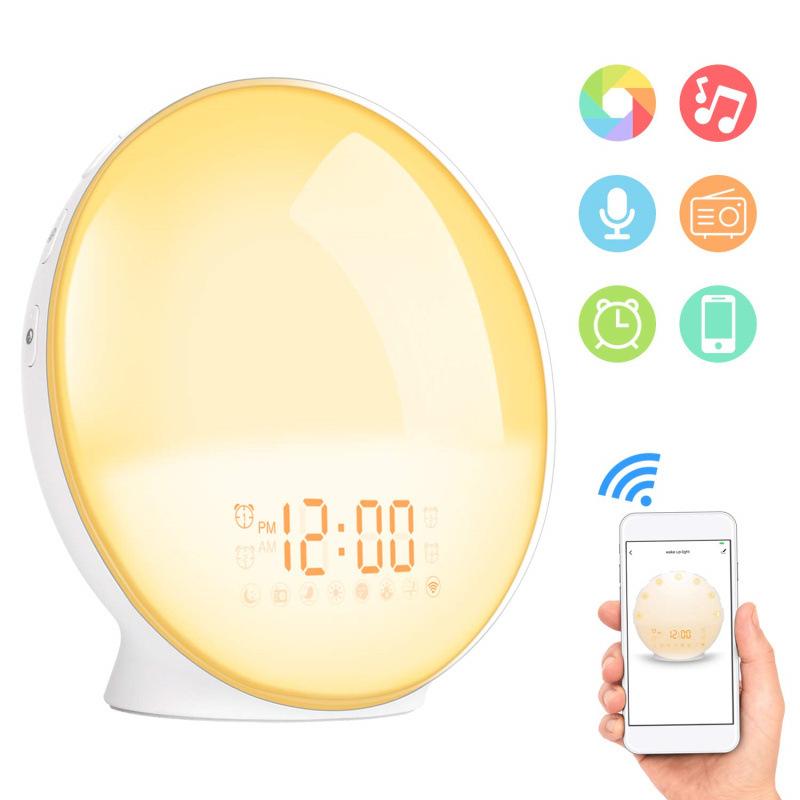 Sleepie Sunrise Simulation WiFi Controlled Alarm Clock