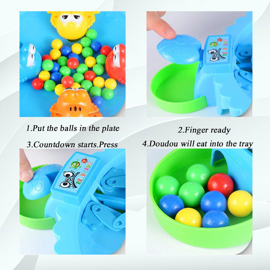 PuzzleTop Frog Swallowing Beads Board Game