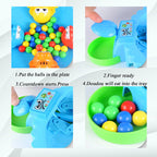 PuzzleTop Frog Swallowing Beads Board Game