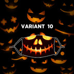 Reusable Halloween Face Mask with Activated Carbon Filter