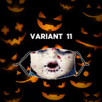 Reusable Halloween Face Mask with Activated Carbon Filter