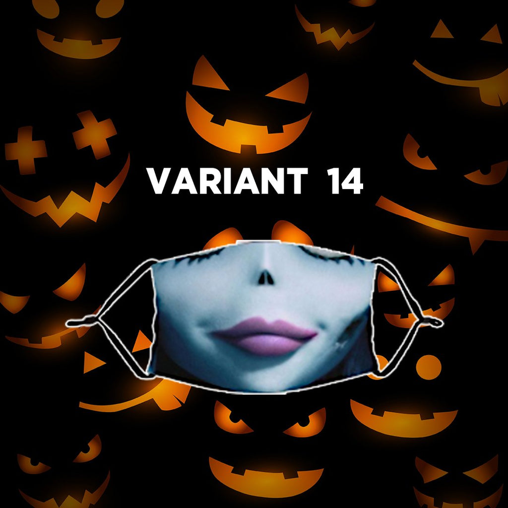 Reusable Halloween Face Mask with Activated Carbon Filter