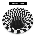 Vortex 3D Illusion Rug Carpet