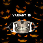 Reusable Halloween Face Mask with Activated Carbon Filter