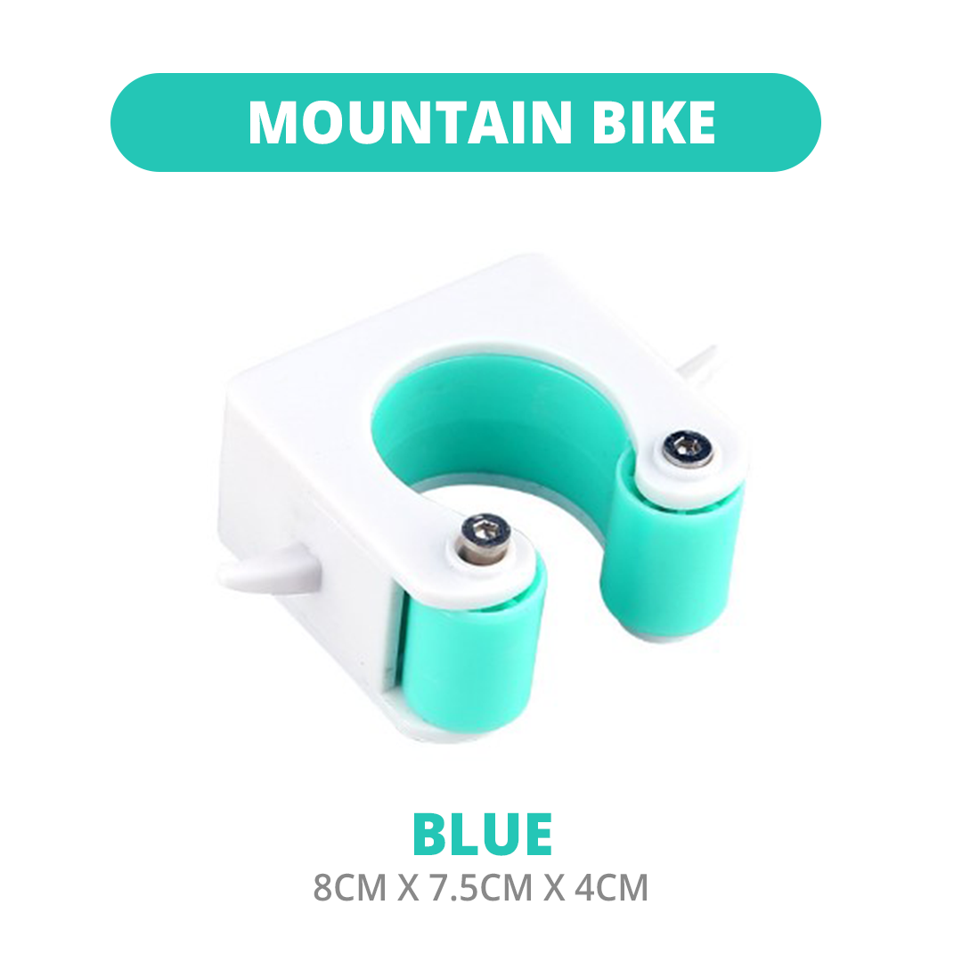 Space Saving Bike Wall Mount with Helmet Hanger