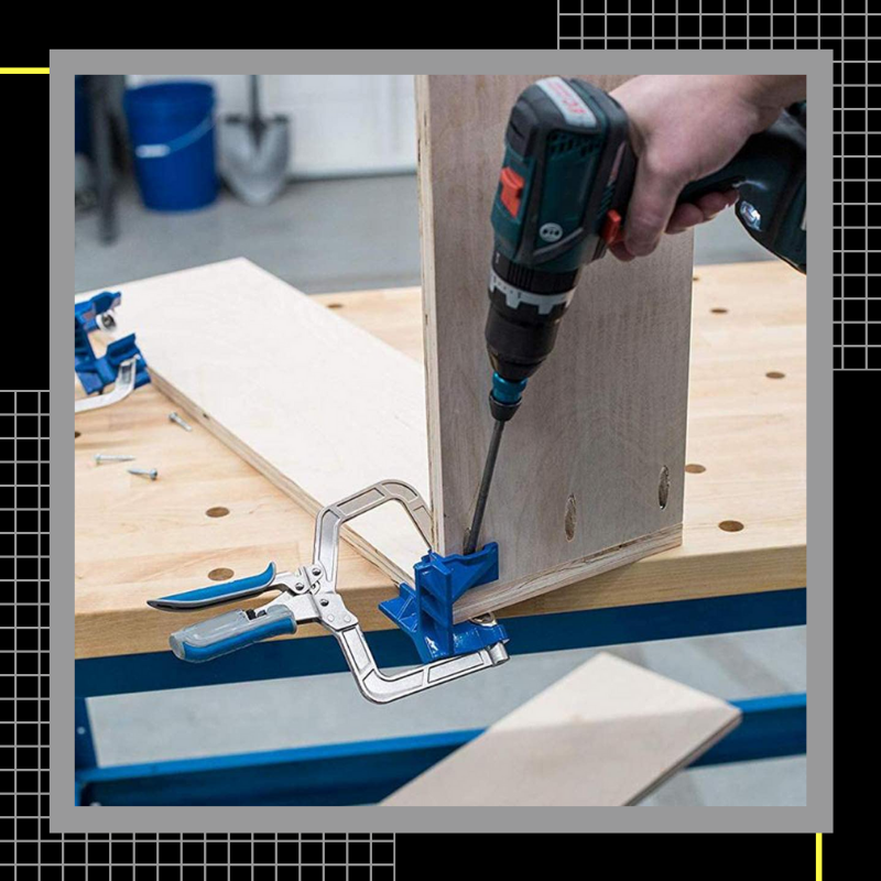 New Auto-adjustable 90 Degree Right Angle Woodworking Clamp