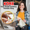 KTMX Yarn Guide Knitting Thimble Ring (3PCS/SET)