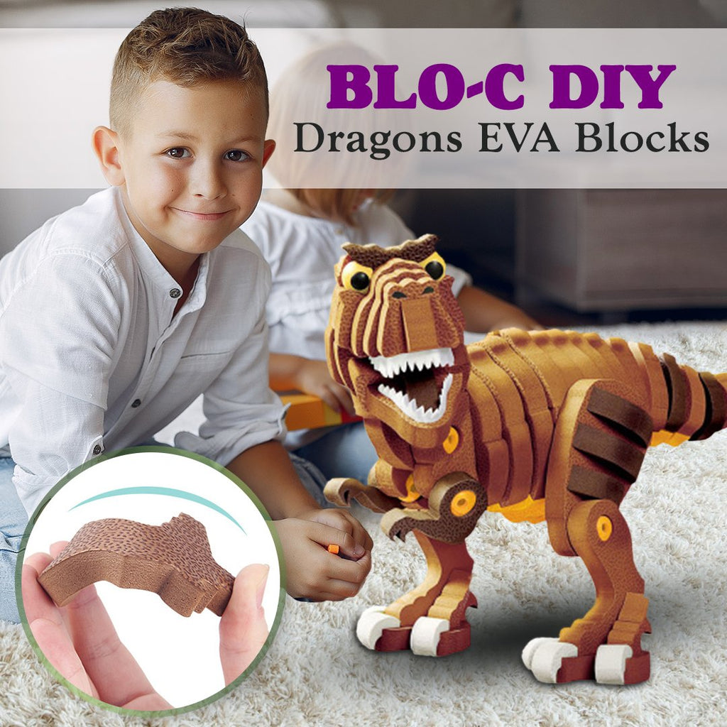 BLO-C  DIY Dragons EVA Blocks