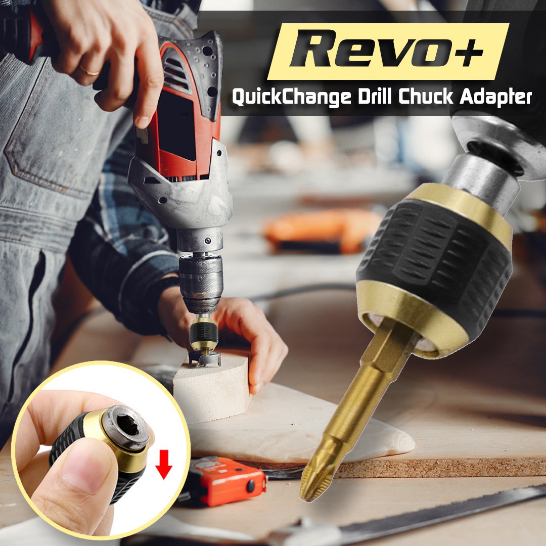 Revo+ QuickChange Drill Chuck Adapter