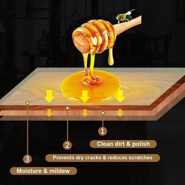 100% Organic Wood Restoration Beeswax