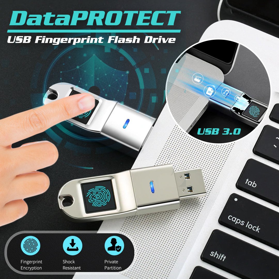 DataPROTECT USB Fingerprint Flash Drive